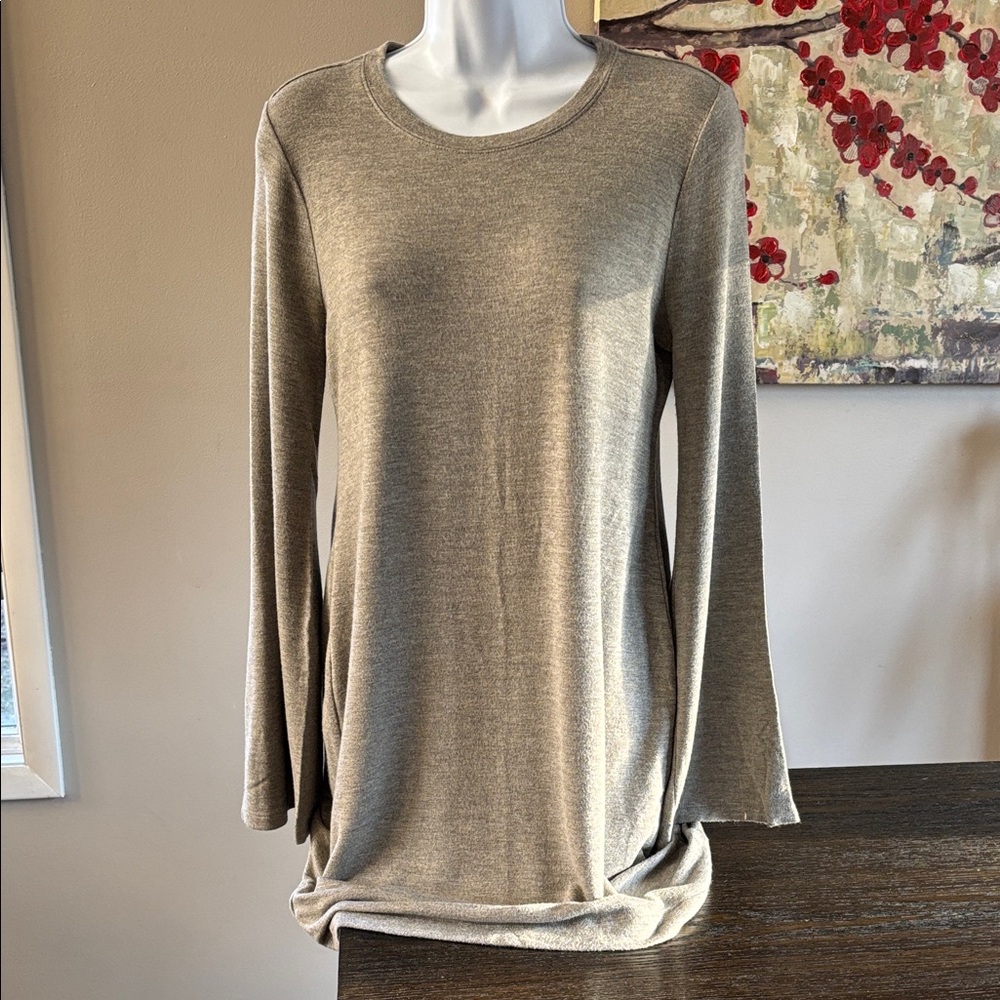 Lou & Grey bell sleeve sweatshirt dress
